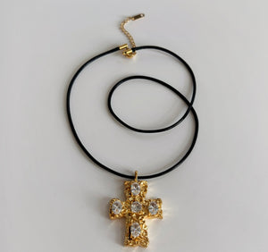 Open image in slideshow, Gothic Cross Necklace
